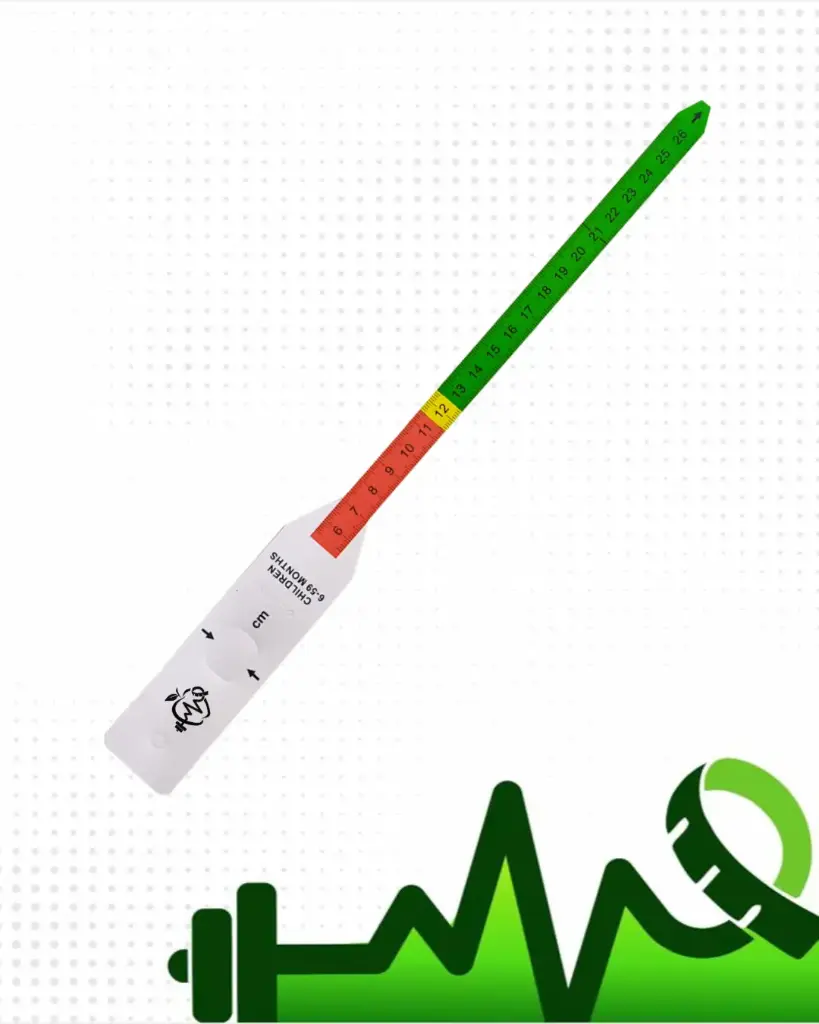 Cinta braquial MUAC recubierta