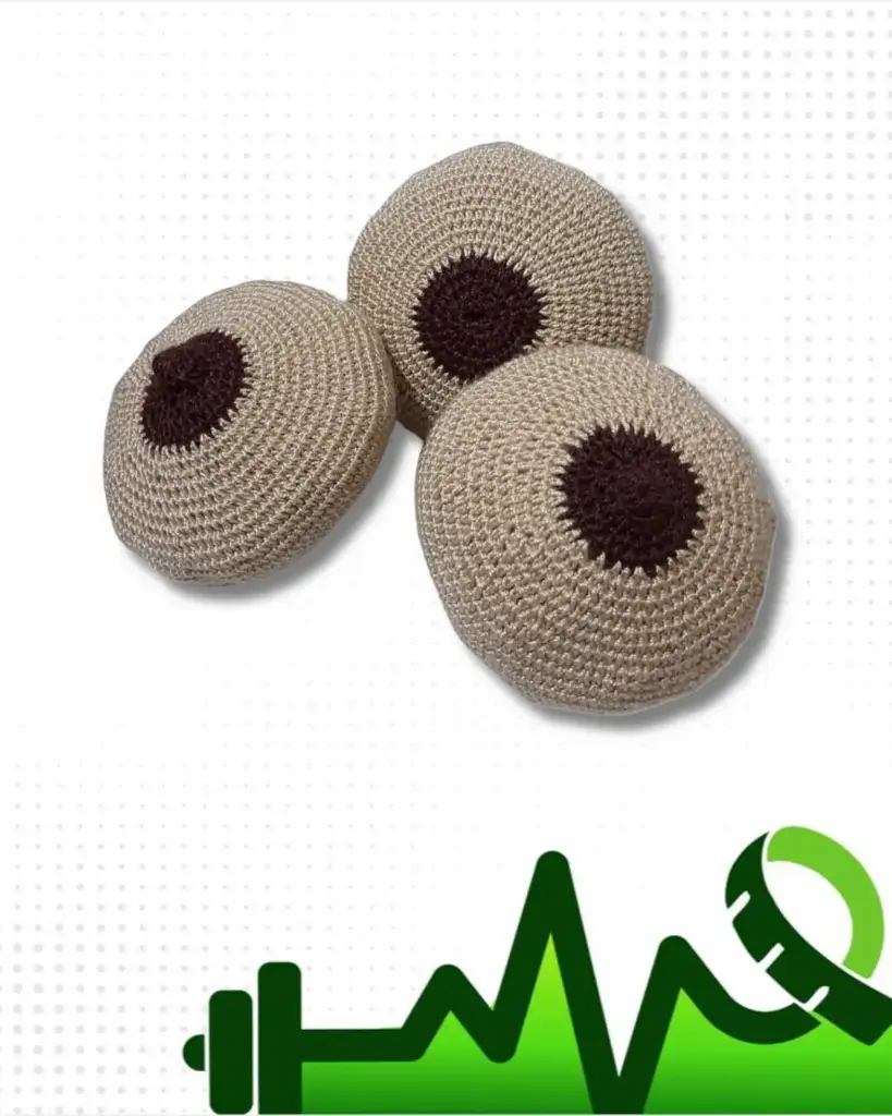 Tipos de pezón en croché 